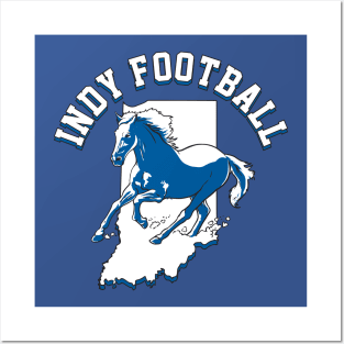 indianapolis colts Indy football design Posters and Art